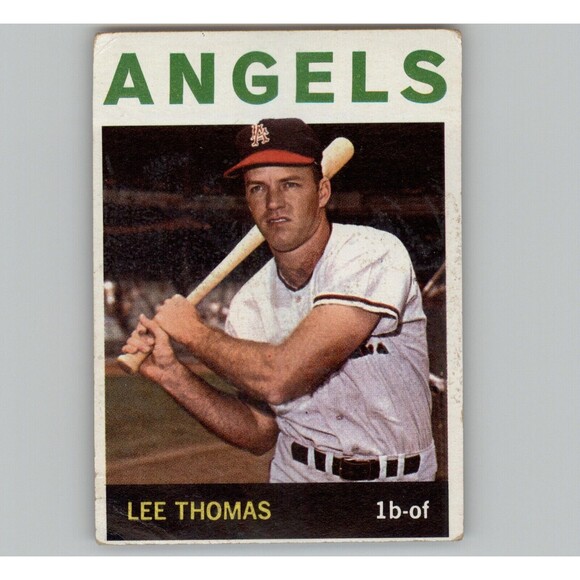 1964 Topps Baseball Card Lee Thomas Los Angeles Angels #255 - Picture 1 of 2